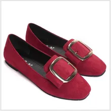 От производителя; однотонные туфли на плоской подошве с квадратной пряжкой; женская модная обувь с квадратным носком; низкая скользящая юбка; женская повседневная обувь