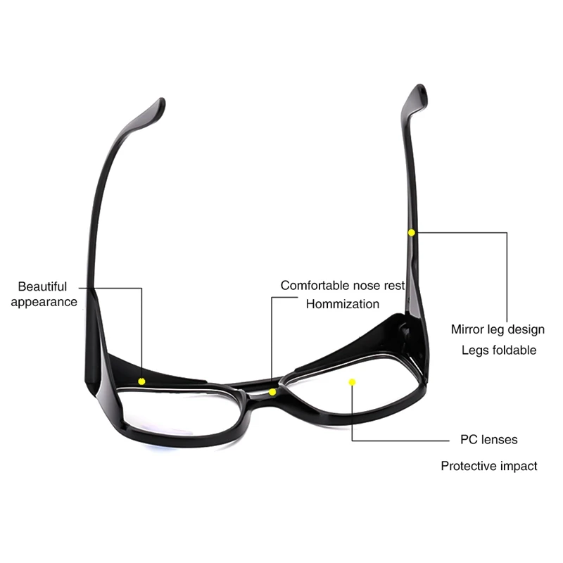 Три цвета защитные очки прозрачные защитные и рабочие защитные очки ветер и пыль очки противотуманные медицинские