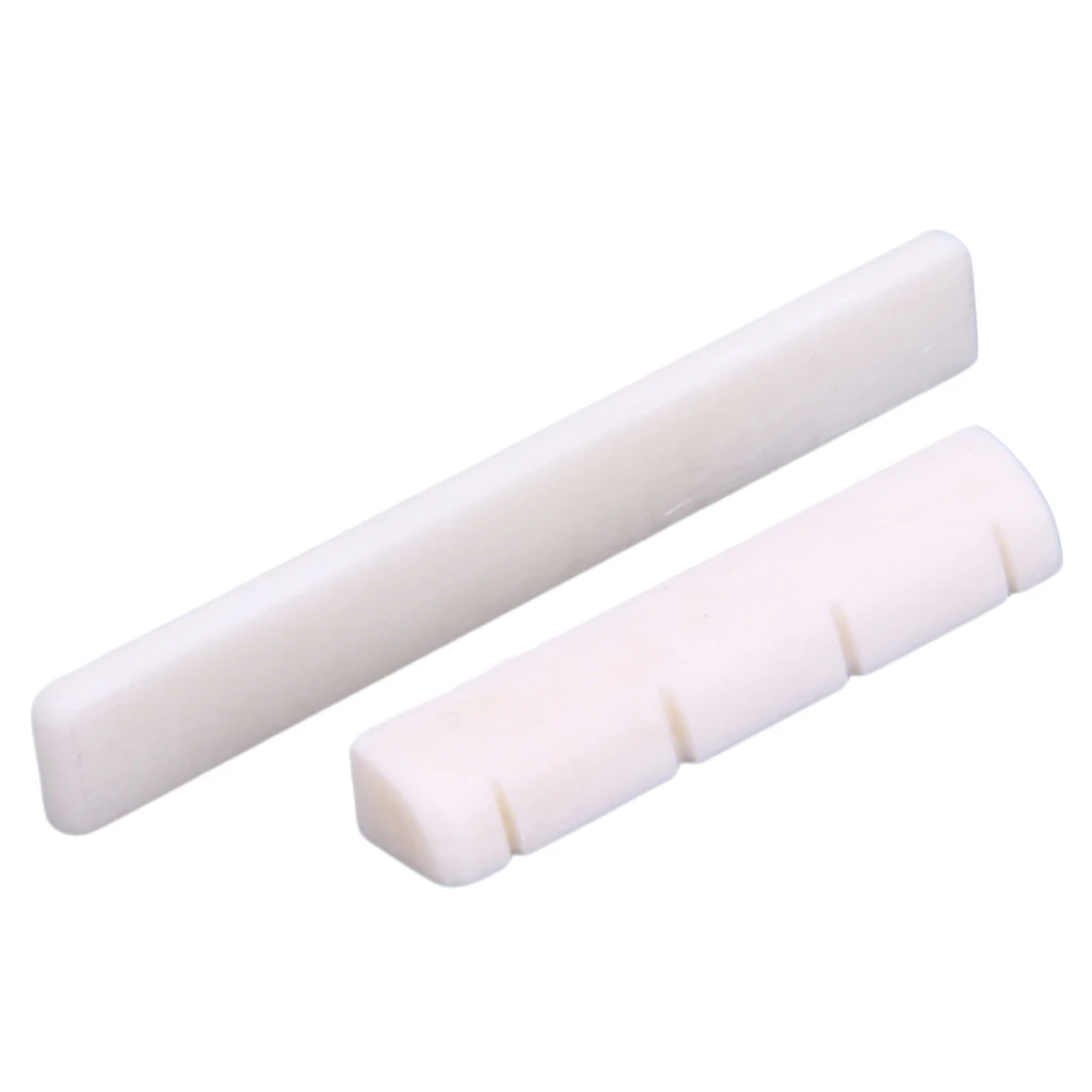 Nut and Saddle Set for Ukulele Guitar Parts String Instrument Accessory