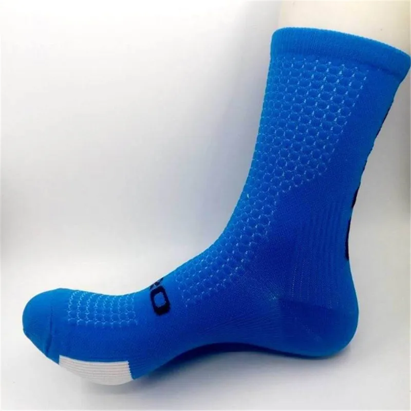 1 пара, зимние теплые велосипедные спортивные носки, носки для езды на велосипеде, дышащие носки для бега, спортивные носки, стандартный размер, унисекс - Цвет: Синий