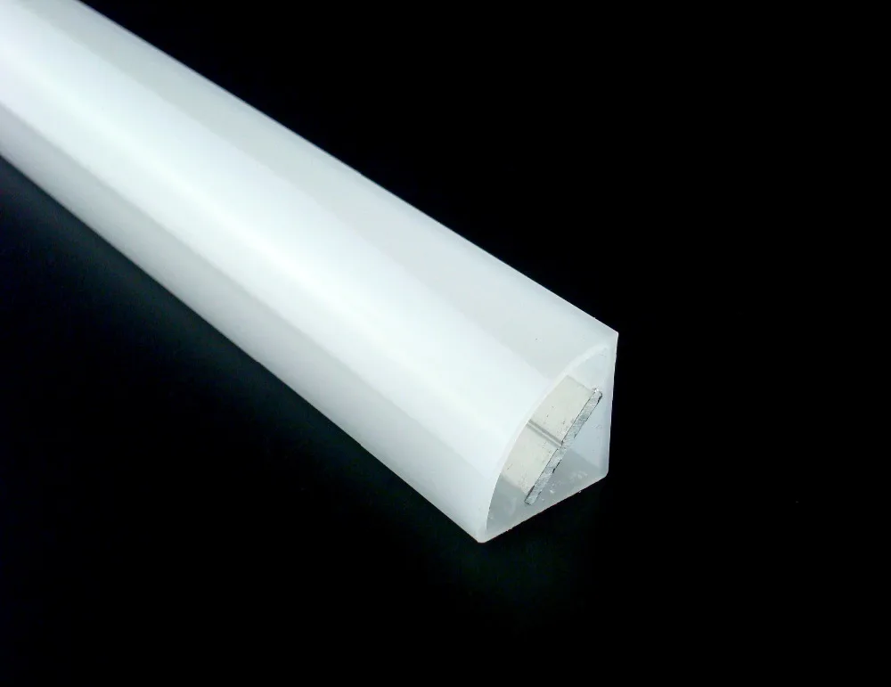 Waterproof 50x2m AW1616 corner led profile FROSTED cover for width up