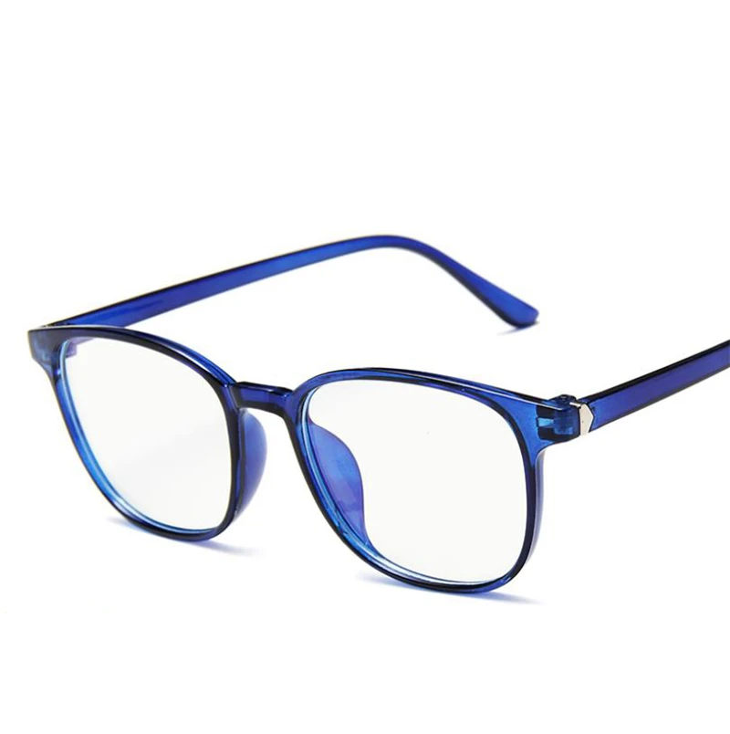Классические анти-синие очки унисекс Ультра-светильник, удобные очки, коробка для ПК, квадратный синий светильник, блокирующие очки, Корейская версия для женщин - Цвет линз: Розовый