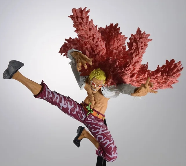 Skup 15cm One Piece Donquixote Doflamingo Anime figurka pcv nowe figurki kolekcjonerskie kolekcja zabawek na prezent na boże narodzenie
