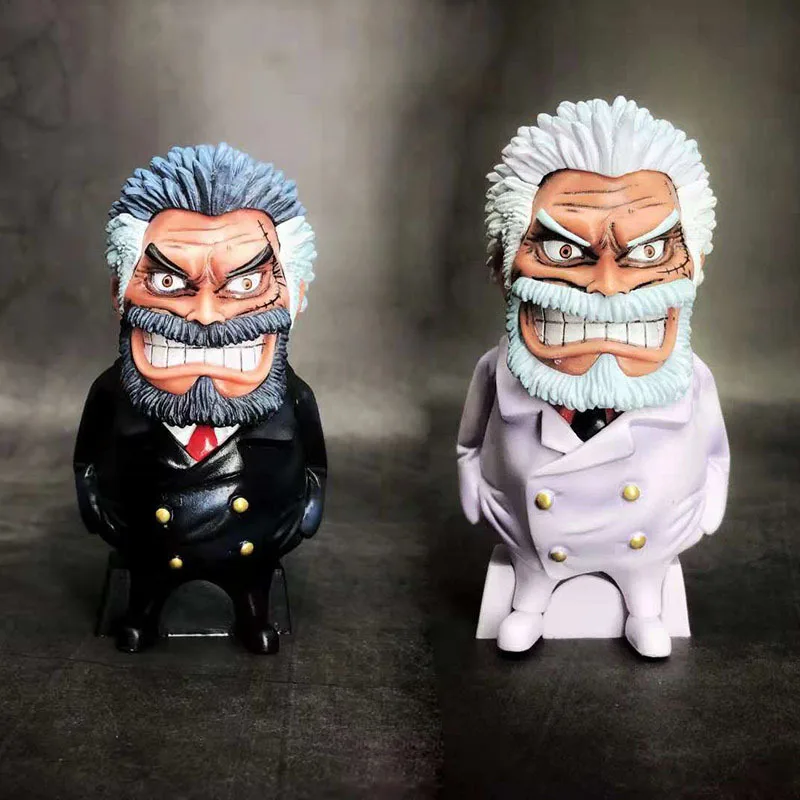 

2 styles Anime ONE PIECE Monkey D Garp Suit Luffy Grandfather PVC Action Figure Collectible Model Toy 13 CM Gifts BOX Q708