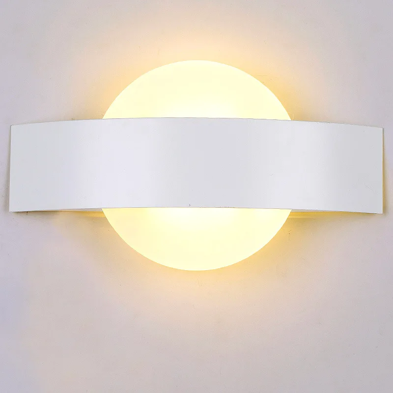 

New store promotion LED wall light living sitting room foyer bedroom bathroom modern LED wall sconce round square LED wall lamp