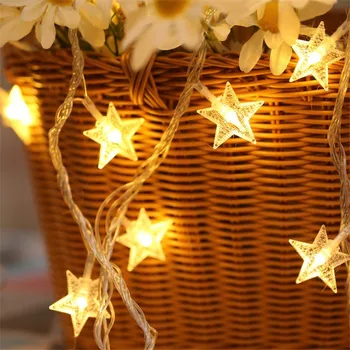 

2M 10 leds Battery Powered String Lights Waterproof Warm White LED String Lamp for New Year Christmas Festival Lamp Led Light