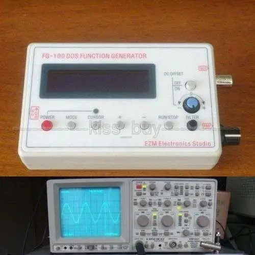 

FG-100 Module 1HZ-500KHz digital sine wave DDS Function Signal Generator Sine + Triangle +  Square Wave sawtooth