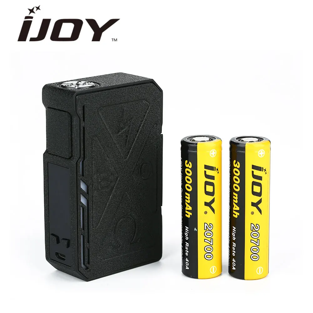 

New 6000mAh Original IJOY EXO PD270 207W 20700 TC Box MOD with RGB Backlight & Unique Wrinkle Finish & 2pcs 3000mAh 20700 Cells