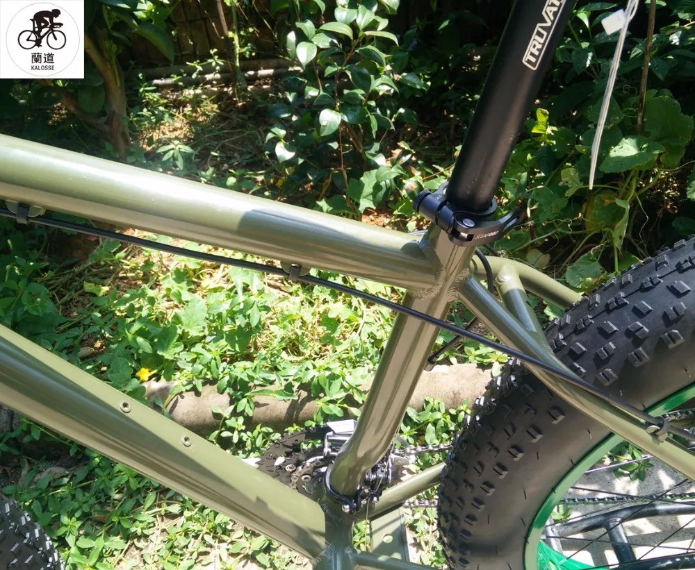 Best Kalosse   Adluts  Snow  bicycle ,M4000   air fork   26*4.0 tires  Hydraulic brakes  27 speed , beach  bike 3