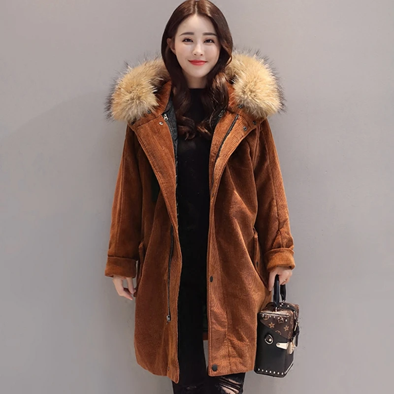 Raton Fur De Femmes Épais Fourrure Laveur Army Lady Manteau fake Coton Parka D'agneau Doublure Côtelé Pardessus Grande La Laine Taille Veste Fake Green Caramel Pink Green real Caramel real Pink real Chaud En D'hiver Velours Plus Femelle Faux fake T0XzFv8x