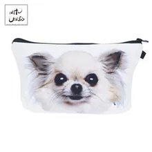 Who Cares, чихуахуа, собака, 3D печать, сумки для макияжа, косметички для путешествий, дамская сумка, женская косметичка