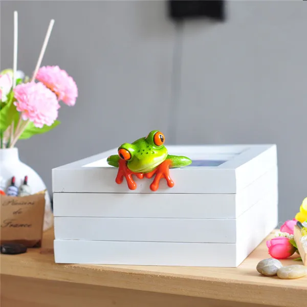 Cute Frog figure toy home office computer desk decoration - Crawling Frog 4