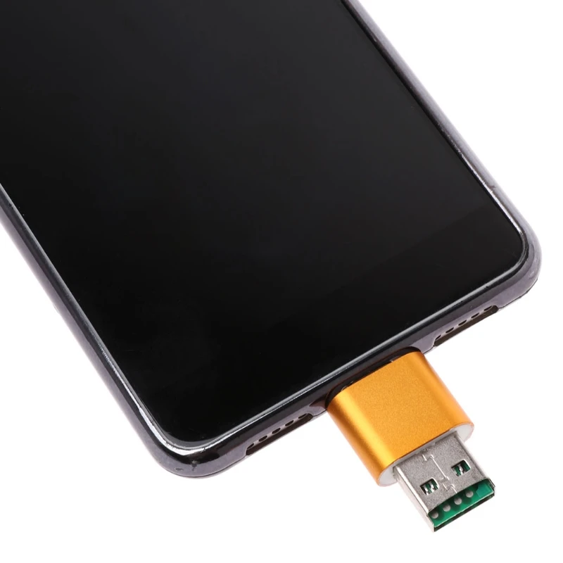 Алюминий сплав Тип usb C OTG Micro SD/TF внешнее устройство чтения карт памяти, адаптер