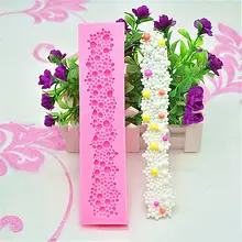 Силиконовая форма для помадки, сухая скорость, форма для торта, жемчужный цветочный узор, силиконовая форма для помадки, инструменты для украшения торта, кружевной силиконовый коврик