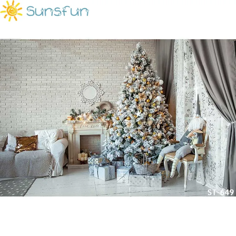 Sunsfun 7x5 футов тонкие виниловые Рождественские фоны для фотосъемки с компьютерной печатью детские фоны для фотостудии