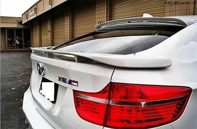 Для BMW F16 X6 спойлер на крышу- F16 X6 высокое качество абс материал заднее крыло грунтовка цвет задний спойлер