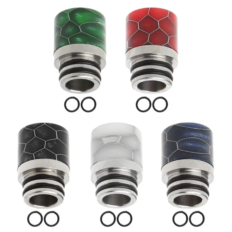 Other Consumer Electronics 510 Drip Tip Epoxy Snake Skin Resin Mouthpiece Cap For Tfv8 Baby Melo Hi Consumer Electronics