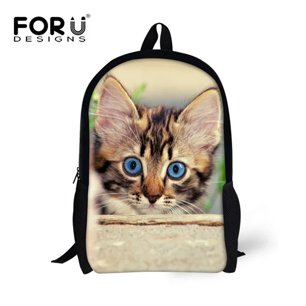 CA4904C FORUDESIGNS/школьная сумка в консервативном стиле для детей, 3d французский мопс, школьная сумка "Собачка", сумка для книг, Детская сумка для книг - Цвет: CA4904C