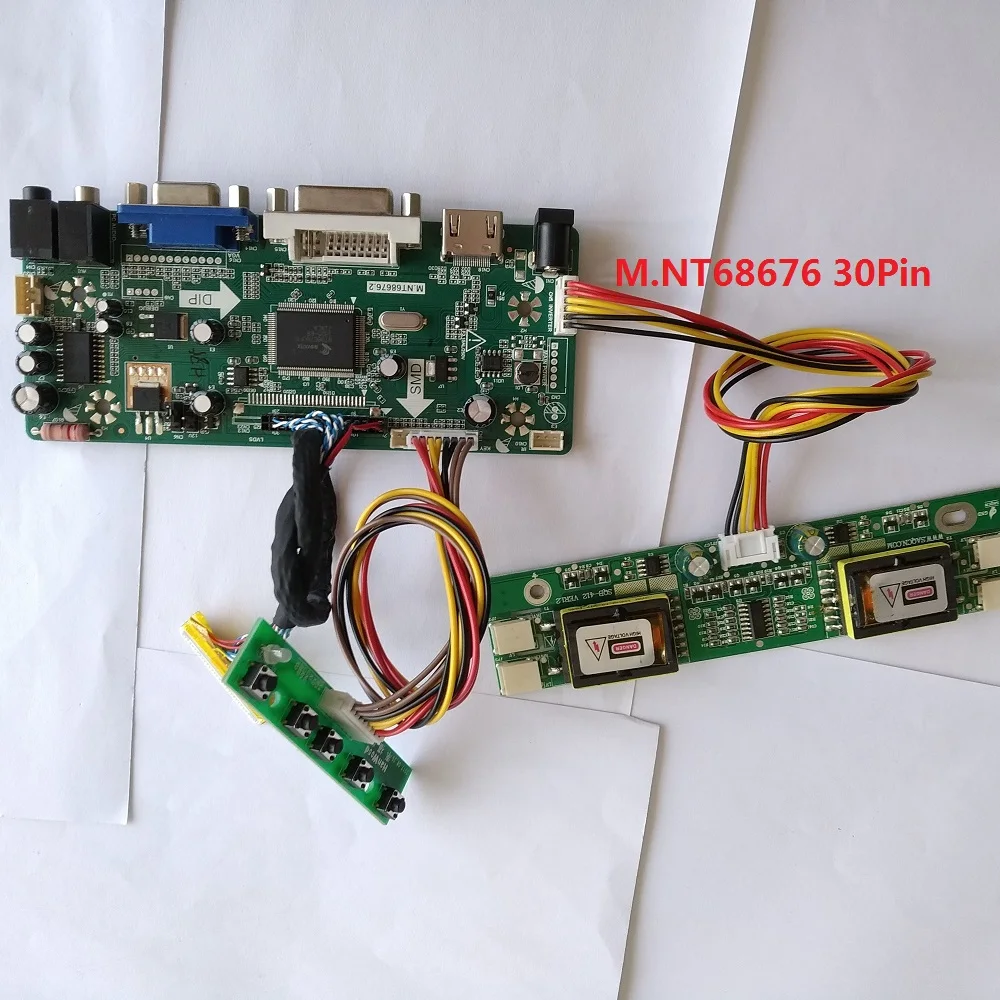 Комплект для драйвера LM190E03-TLB1 HDMI 19-дюймовая экранная панель VGA DVI M.NT68676 DIY плата