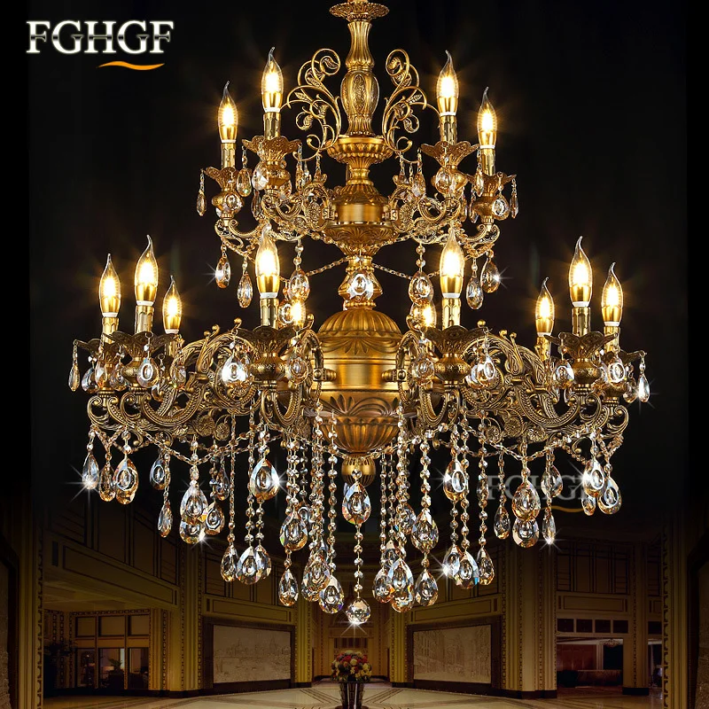 

Modern Chandeliers Light Luxury Lustre Crystal Chandeliers Lighting Fixtures Brone Color for Living Room Bedroom Project Lamp