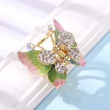 Muylinda винтажная Бабочка заколка для волос Краб женский металлический костюм заколка для волос ювелирные аксессуары