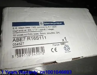 

DHL/EUB 1PCTelemecanique ABE7-R16S111 RELAY OUTPUT MODULE NEW IN BOX 15-18