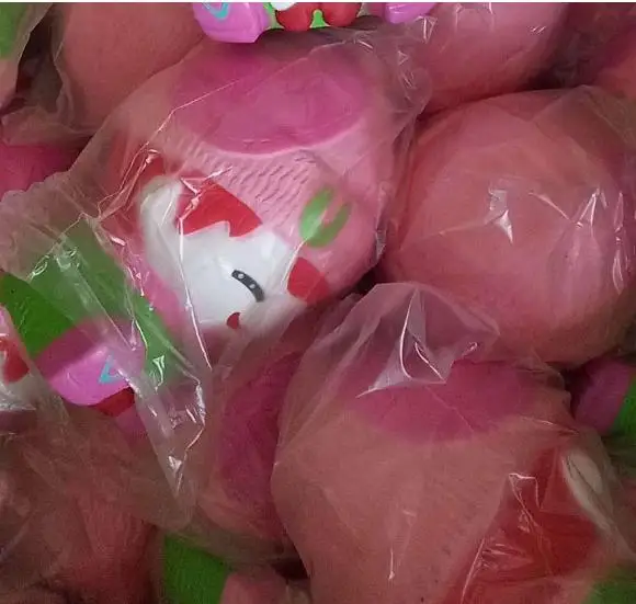10 шт./партия-kawaii jumbo розового цвета с изображением снеговика для маленьких девочек и мальчиков 115 г Редкие Мягкие игрушка pu Подарки для девочек медленно поднимающийся дешево