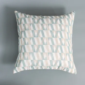 

Simple modern geometric pattern cushion cover colorful throw pillow case sofa lumbar pillow cover for backrest household decor