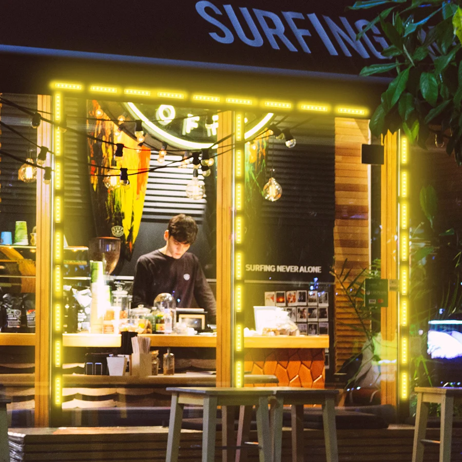 Super Bright SMD 5054 LED Module Light 6LEDs DC12V Waterproof Store Window Lights LED Advertisement Module Lights (Warm White) (150)