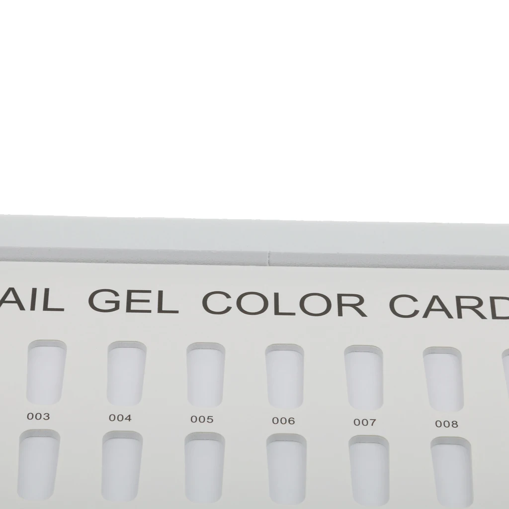 180 Colors Nail Gel Polish Display Book Chart Art Salon UV Dark Blue |