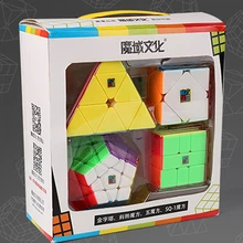 Moyu MofangJiaoshi WCA официальный набор магических кубиков для соревнований, 4 шт., кубики скорости для классных комнат, пазлы, игрушки для детей