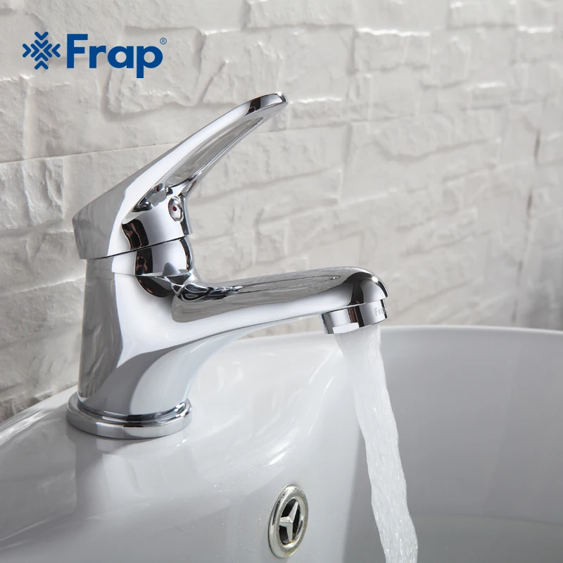 

Frap Mixer Faucets Home Bathroom Basin Faucet Mixer Tap Cold-Hot Water Taps Deck Mounted Robinet Torneira Chrome White FP1036