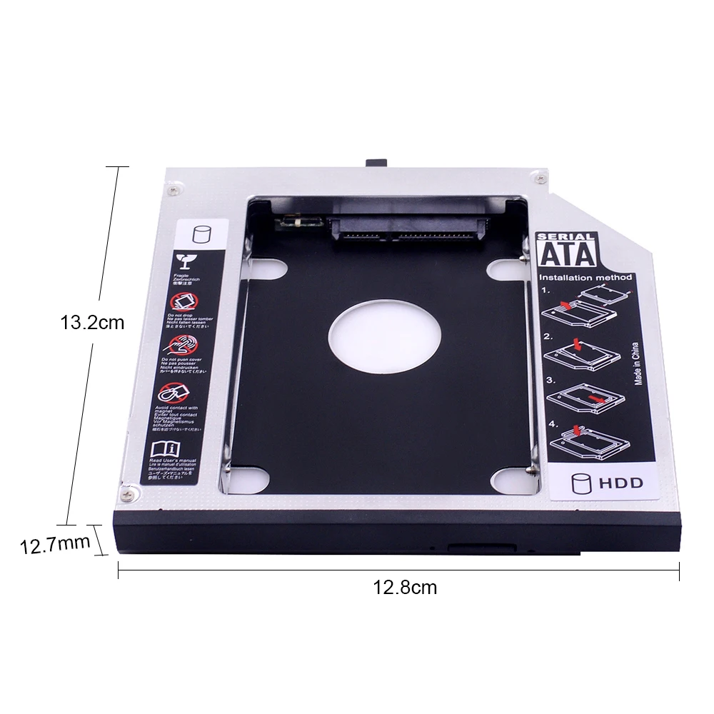 CHIPAL алюминий SATA 3 0 2nd HDD Caddy 12 7 мм для 2 5 ''ssd чехол Корпус жесткого диска Lenovo ThinkPad