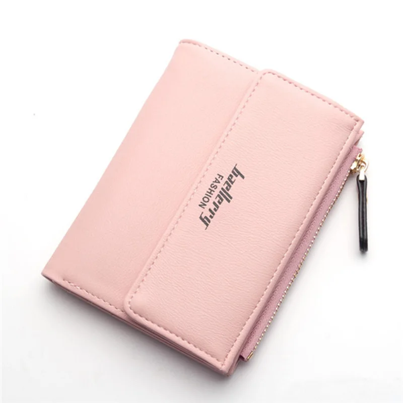 

Baellerry Quality Wallet Women Leather Purse Lovely Woman Wallets With Zipper Coin Pocket Short Ladies Clutch Casual Wallet W071