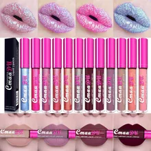 Последние 12 цветов симфония матовый "хамелеон" блеск для губ, помада, прочная водостойкая помада с антипригарным покрытием чашка позолоченная металлическая помада перламутровая