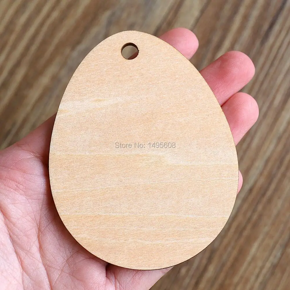 

Wooden Easter Egg Decoration for Crafts - Laser Cut