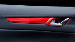 4 шт. двери автомобиля ручка крышки кольцо изменение специальный ABS для Mazda CX5, 2017-2018 автомобиль Стайлинг Аксессуары