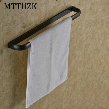 

Antique Solid Brass Towel Rack Luxury Black Brushed Wall Mounted Bathroom Towel Bar Towel Holder Bathroom Accessories Sets