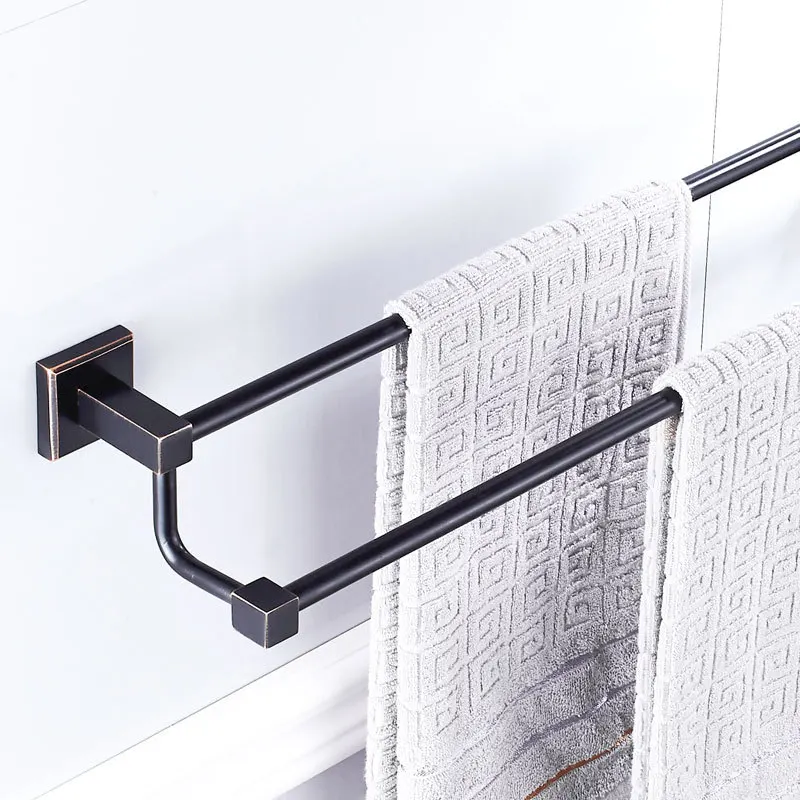 square black towel bar