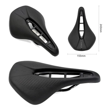 

EC90 Breathable Bicycle Seat Saddle MTB Road Bike Saddles Mountain Bike Racing Bicycle Seat Saddle Cushion Soft PU 270 *155mm