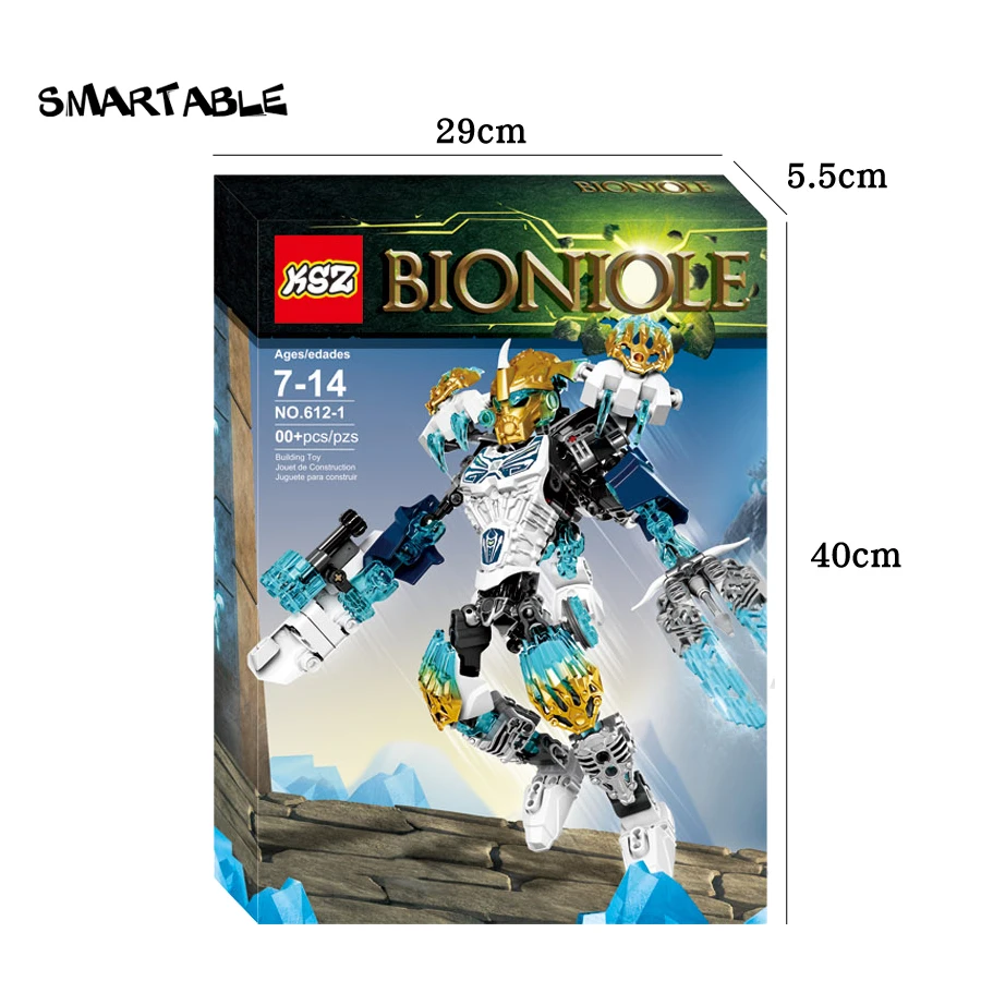 Smartable BIONICLE 193 шт. Kopaka Melum фигурки строительные блоки игрушки для мальчиков совместимые все бренды 71311+ 71305 BIONICLE подарок