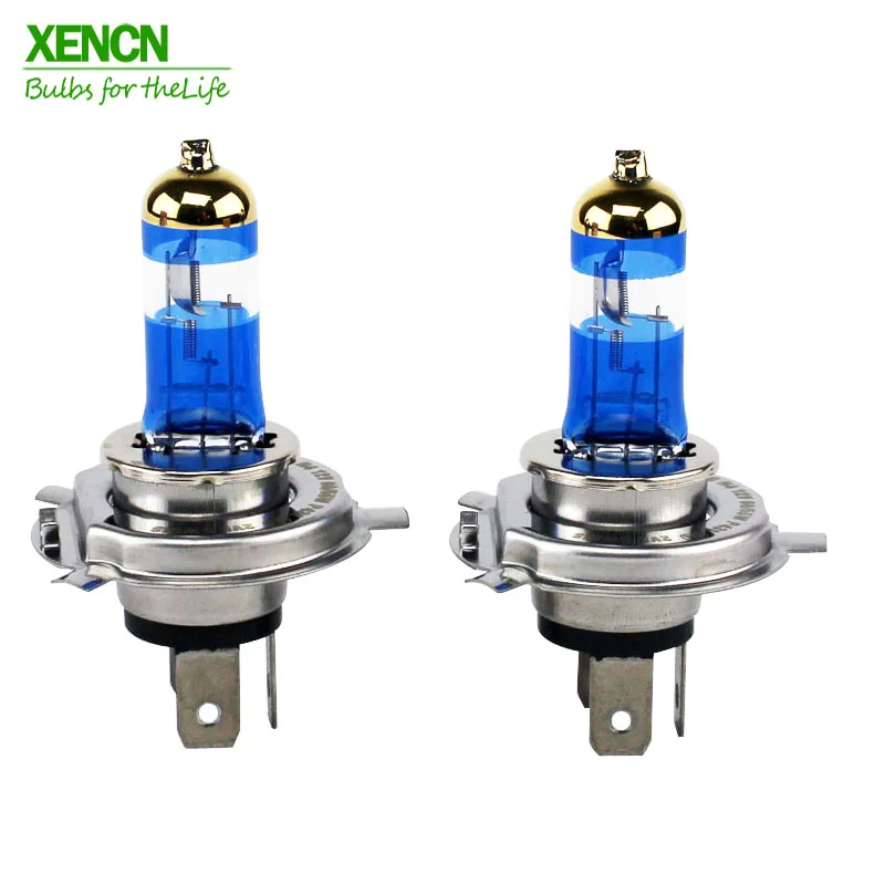 XENCN H4 P43t 12 в 100/90 Вт Золотой алмазный свет супер яркая белая галогенная лампа
