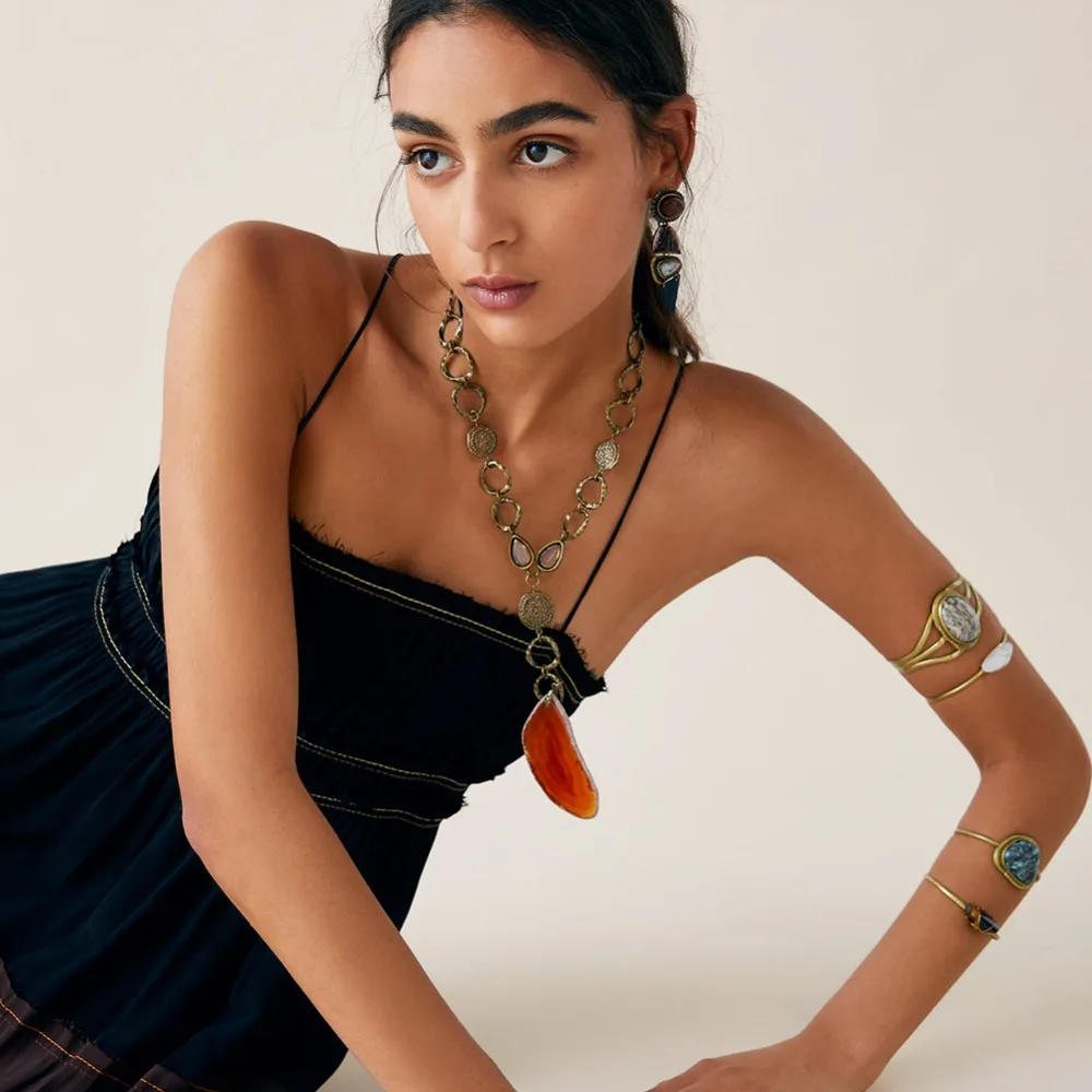 Vedawas Boho ZA браслет летний нарукавник ручной работы массивные браслеты для женщин ювелирные изделия горячая Распродажа аксессуары xg2674