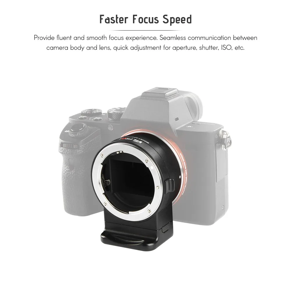 Viltrox NF E1 кольцо адаптер для крепления объектива с автофокусом Nikon F Mount Series Lens Sony E