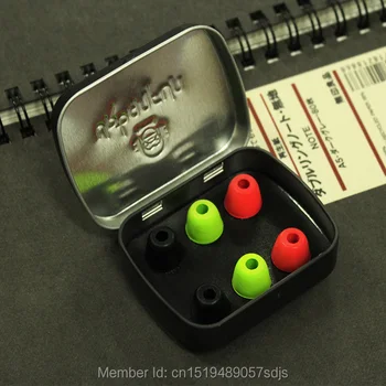 

URBANFUN 3 Colors Memory foam earmuffs Slow rebound sponge earplugs comply set of ear plugs for earphone, 3pairs/set