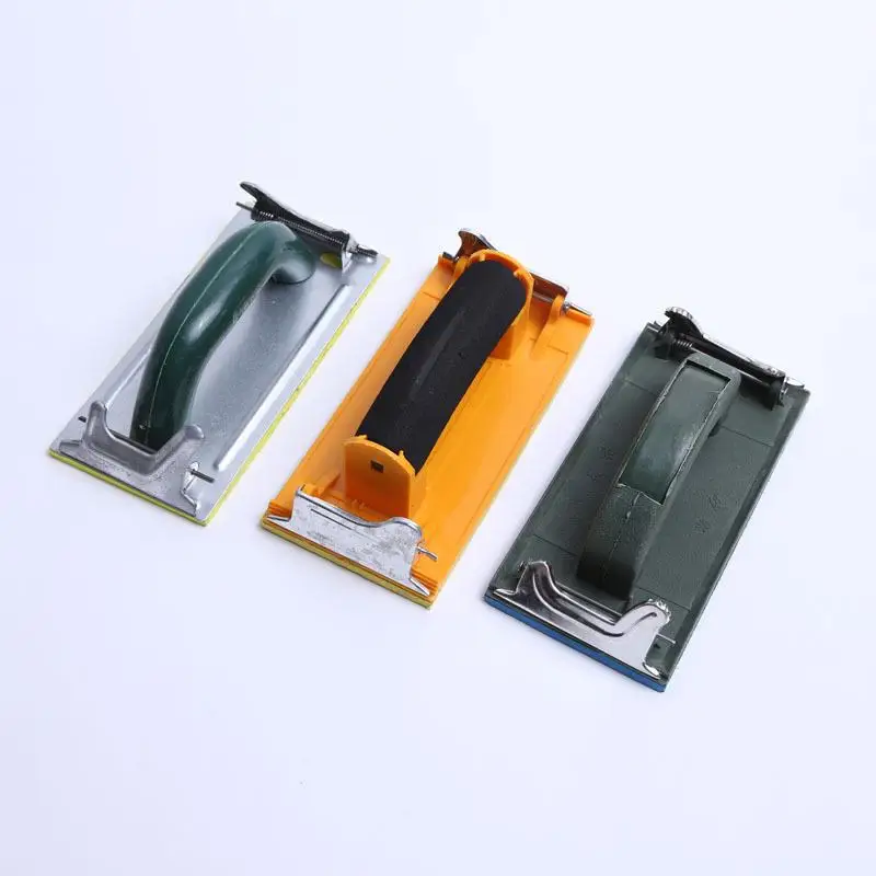 

Handheld Belt Sandpaper Frame Sand Paper Devil Sanding Block Diy Tool Bubble Sandpaper Clip Sander Cloth Racks Polish Machine