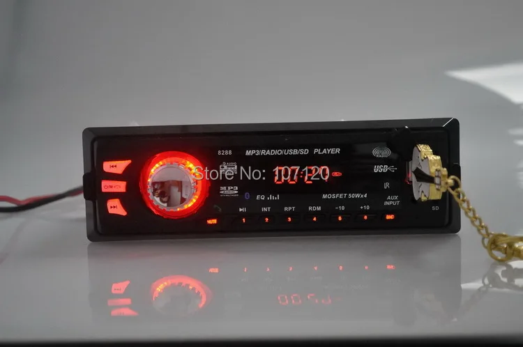 Новое прибытие автомобилей аудио bluetooth стерео bluetooth плеер Поддержка Телефон Handfree AUX-IN MP3 FM USB 1 Din в тире 12 В