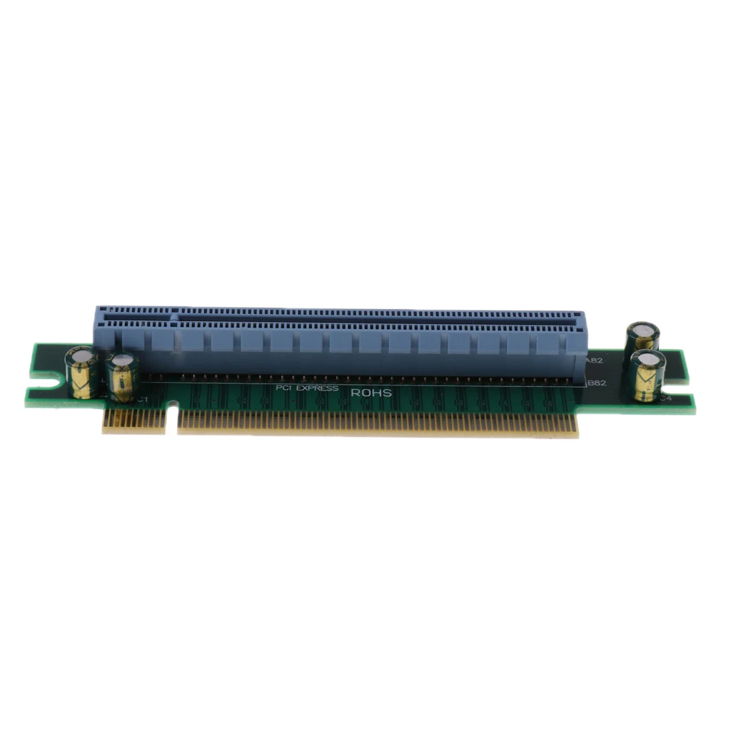 PCI Express Expansion Board PCI-E 16X 90 Degree Adapter Riser Card Converter