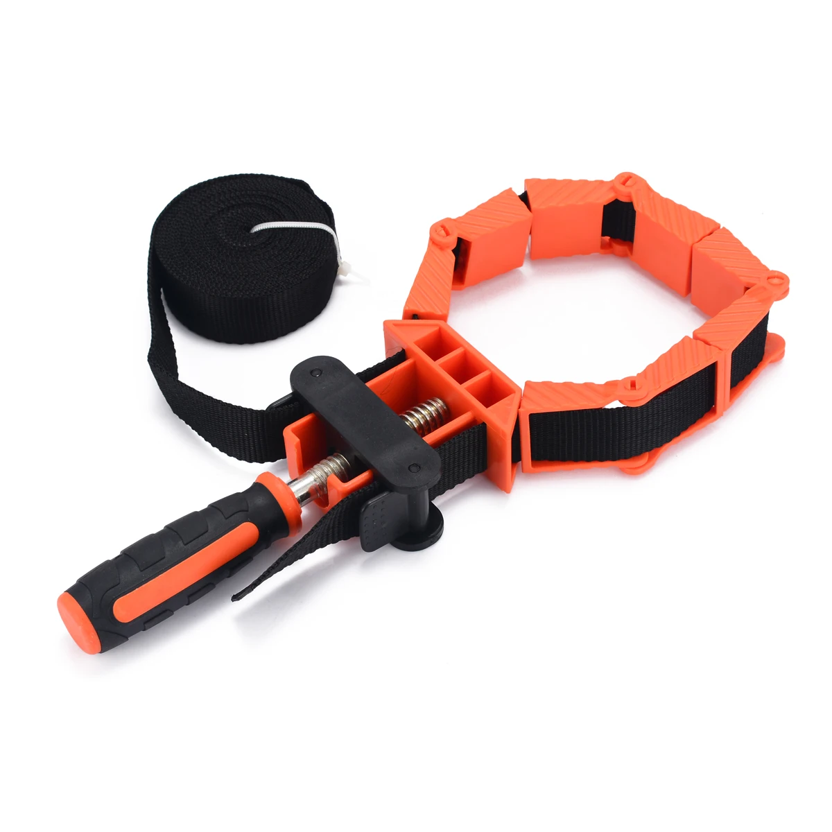 

Mayitr Woodworking Picture Frame Band Strap Clamp Mitre Miter Vise Ratchet Corner Clamp Photo Frame Tool