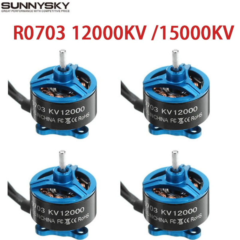 

Sunnysky R0703 0703 12000KV 15000KV 1-2S Brushless Motor for RC for RC Models Multicopter Racing DIY Replace Part Accessories